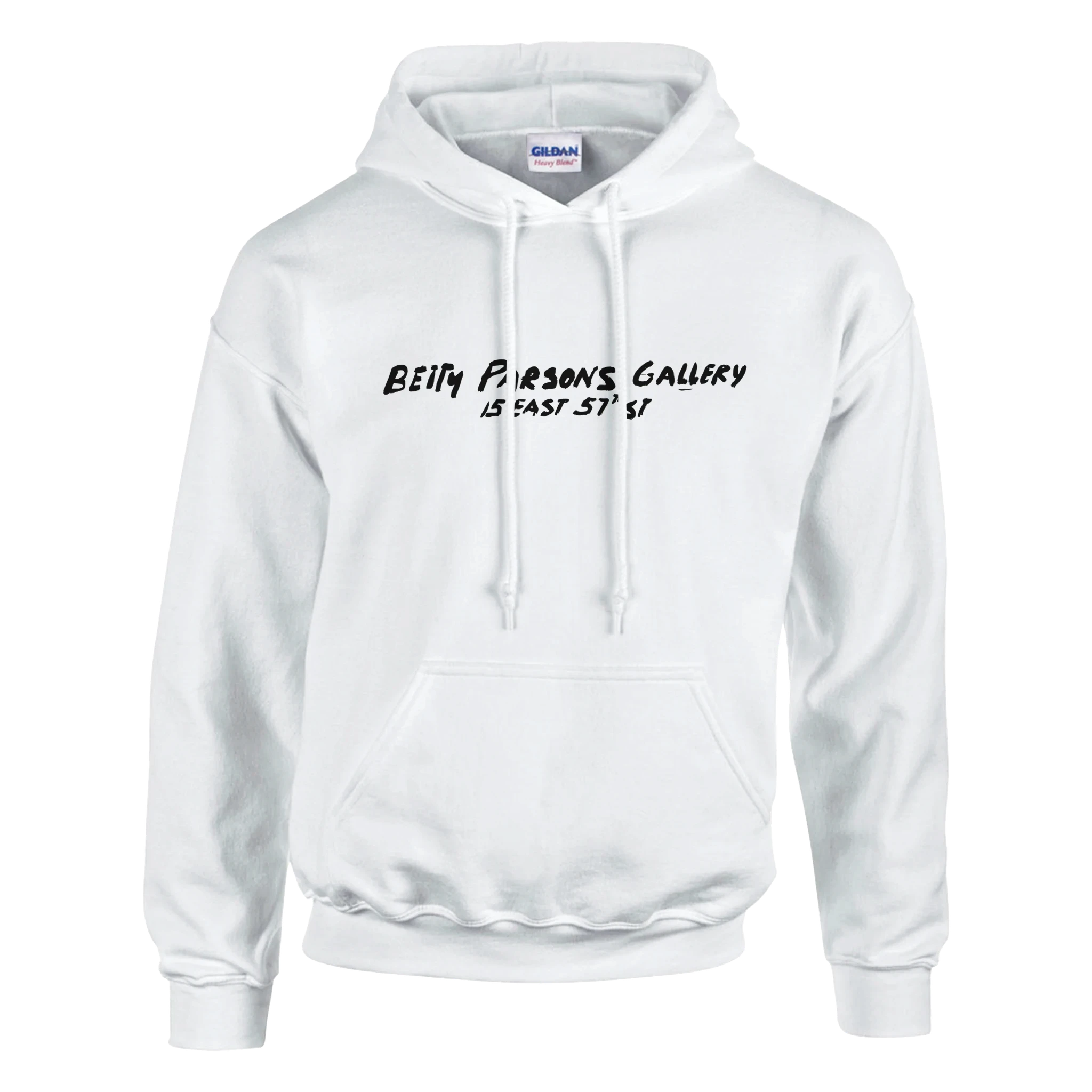 Betty Parsons Gallery New York white Unisex Pullover Hoodie