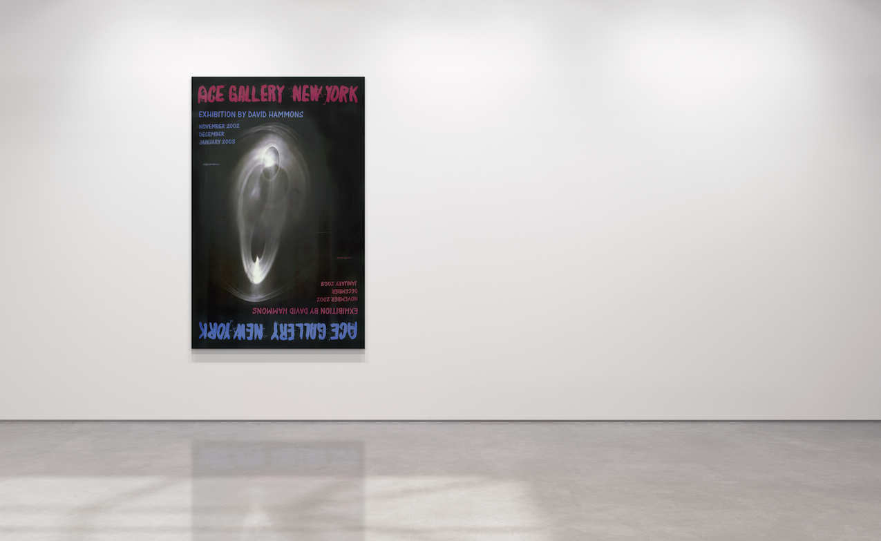 David Hammons Concerto in Black and Blue Ace Gallery