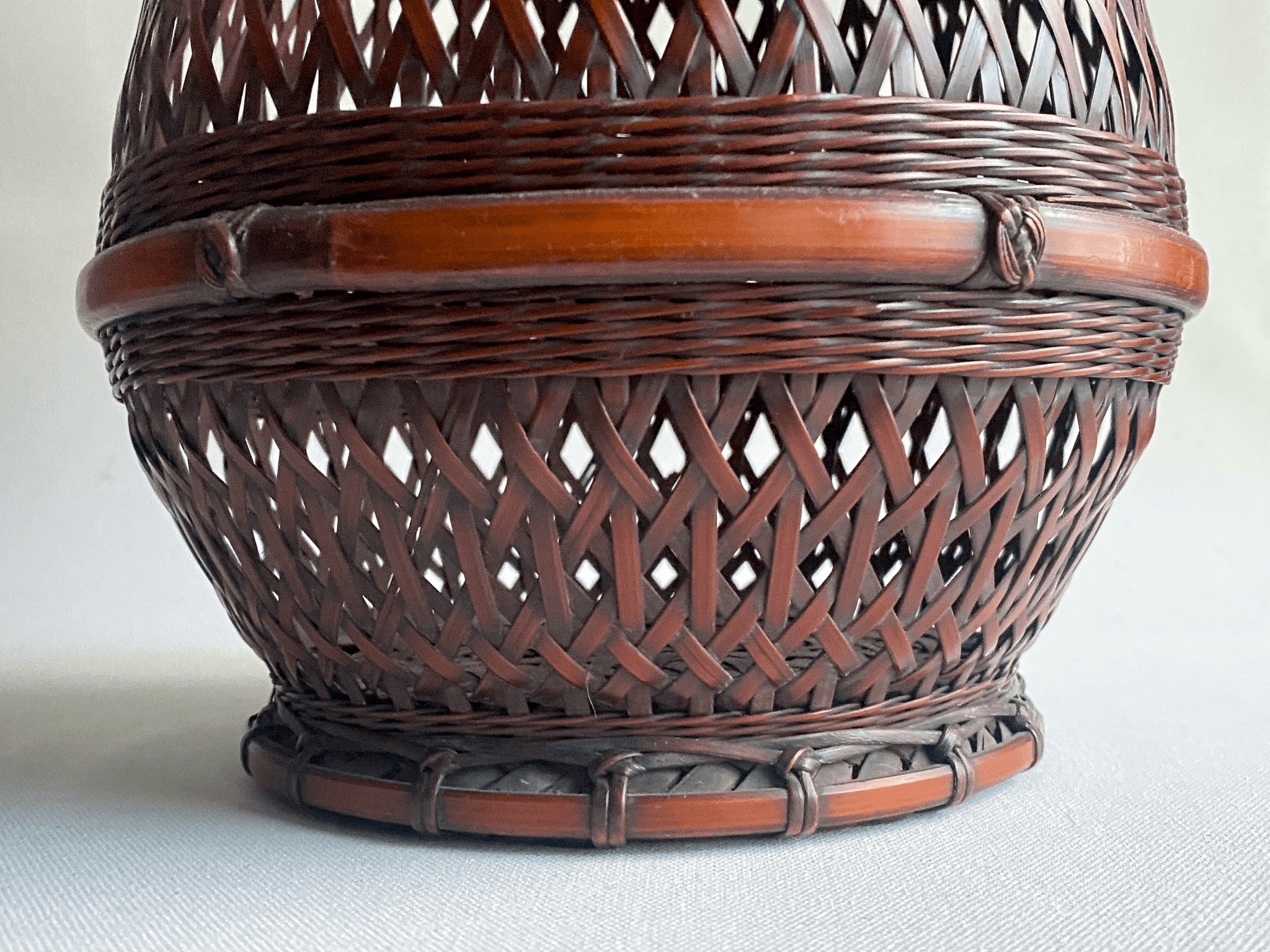 Japanese Bamboo Basket for Flower Arranging