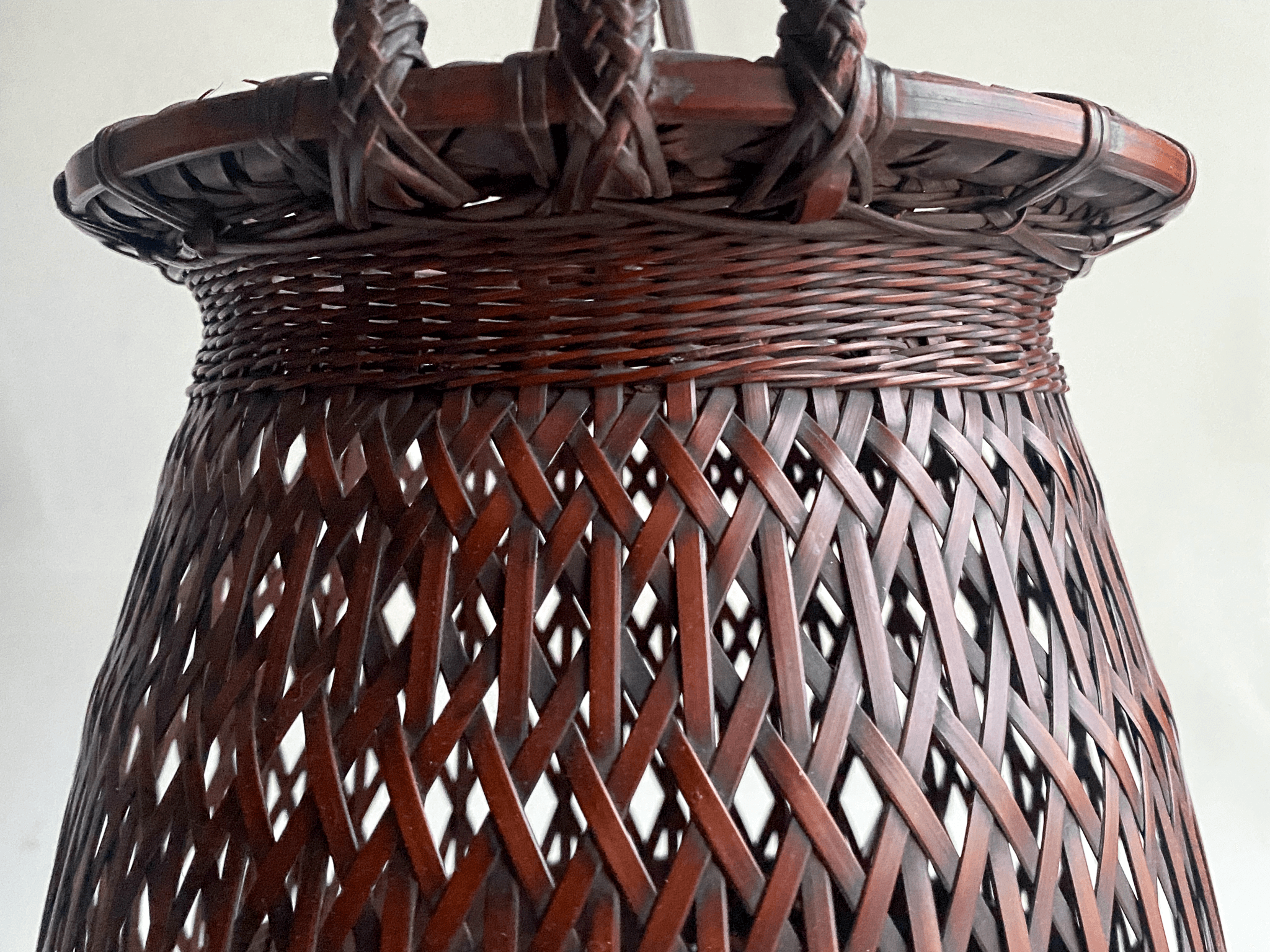 Japanese Bamboo Basket for Flower Arranging