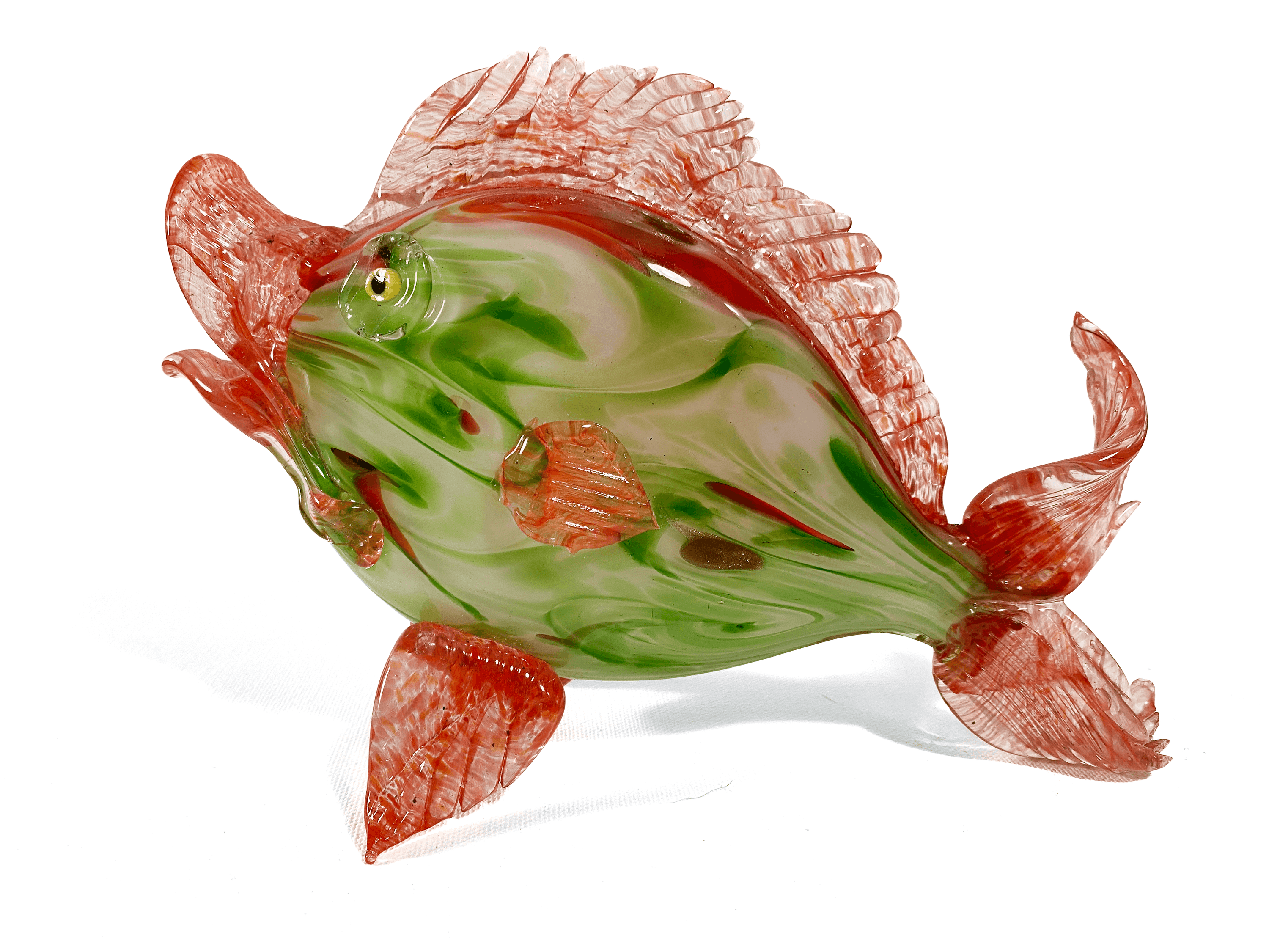 Vetreria Toso Murano Glass Fish circa 1930