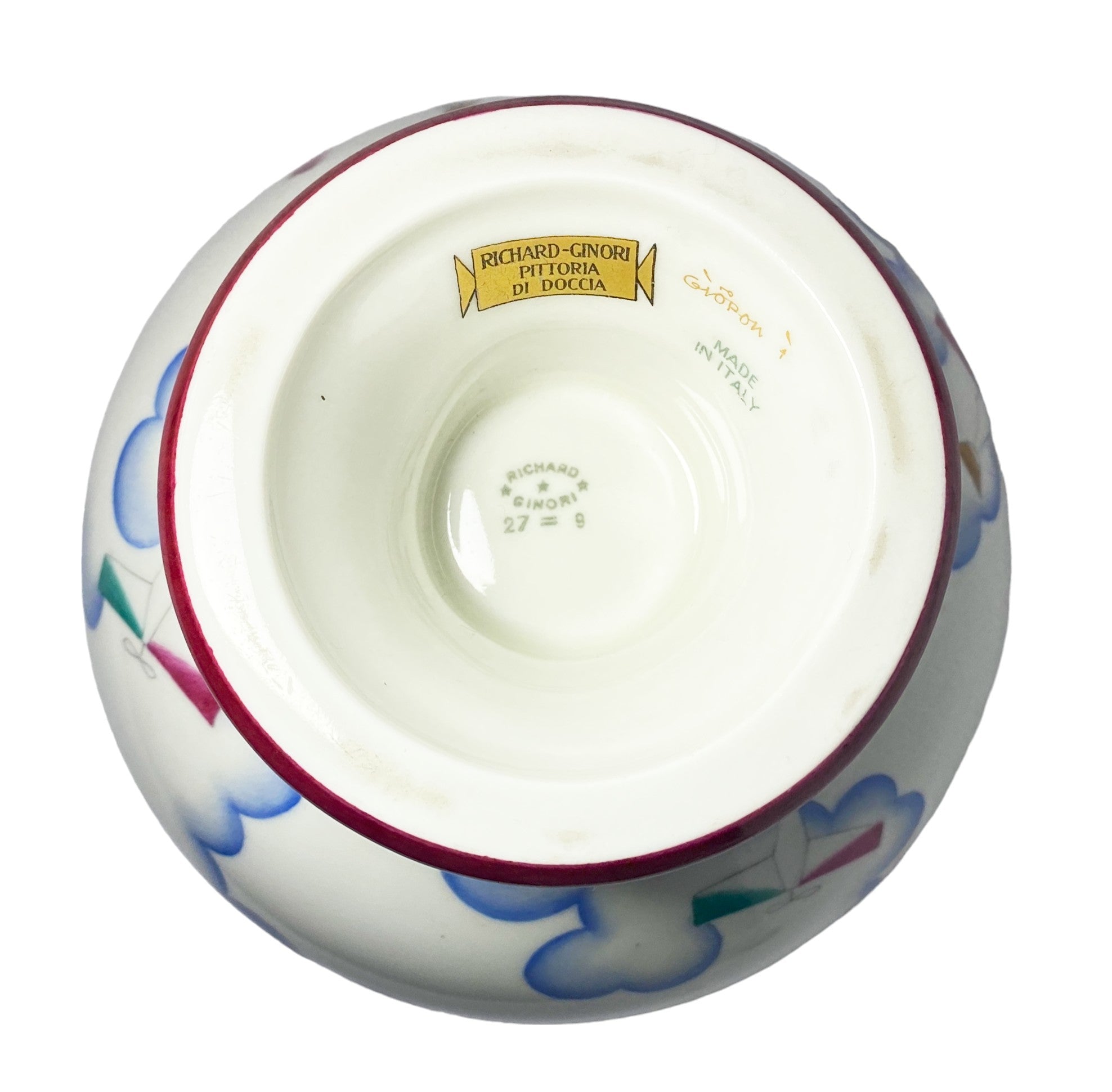 Gio Ponti Alato Footed Vase circa 1920