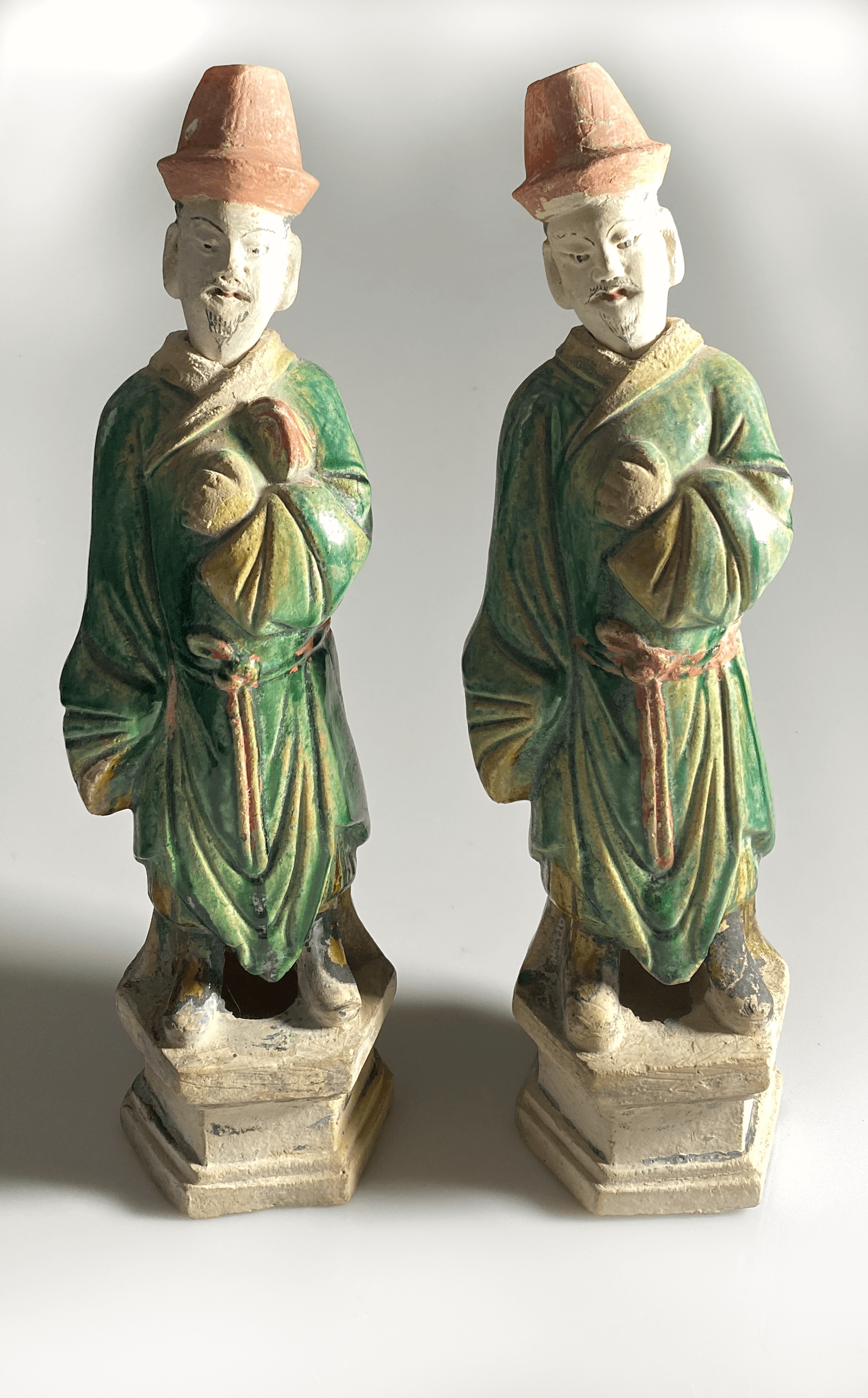 Pair of Chinese Mingqi, Ming Dynasty (1368-1644)