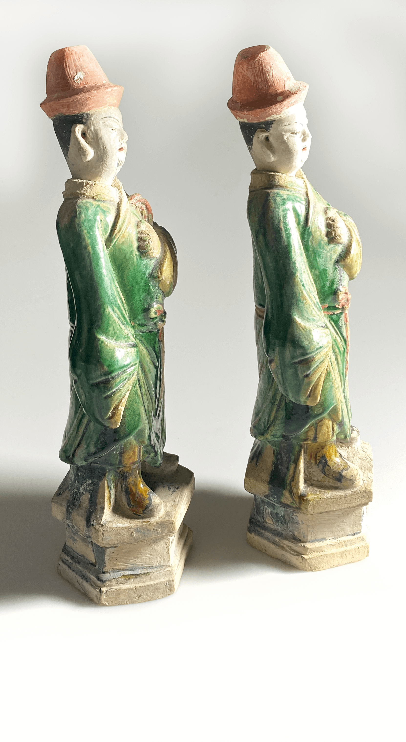 Pair of Chinese Mingqi, Ming Dynasty (1368-1644)