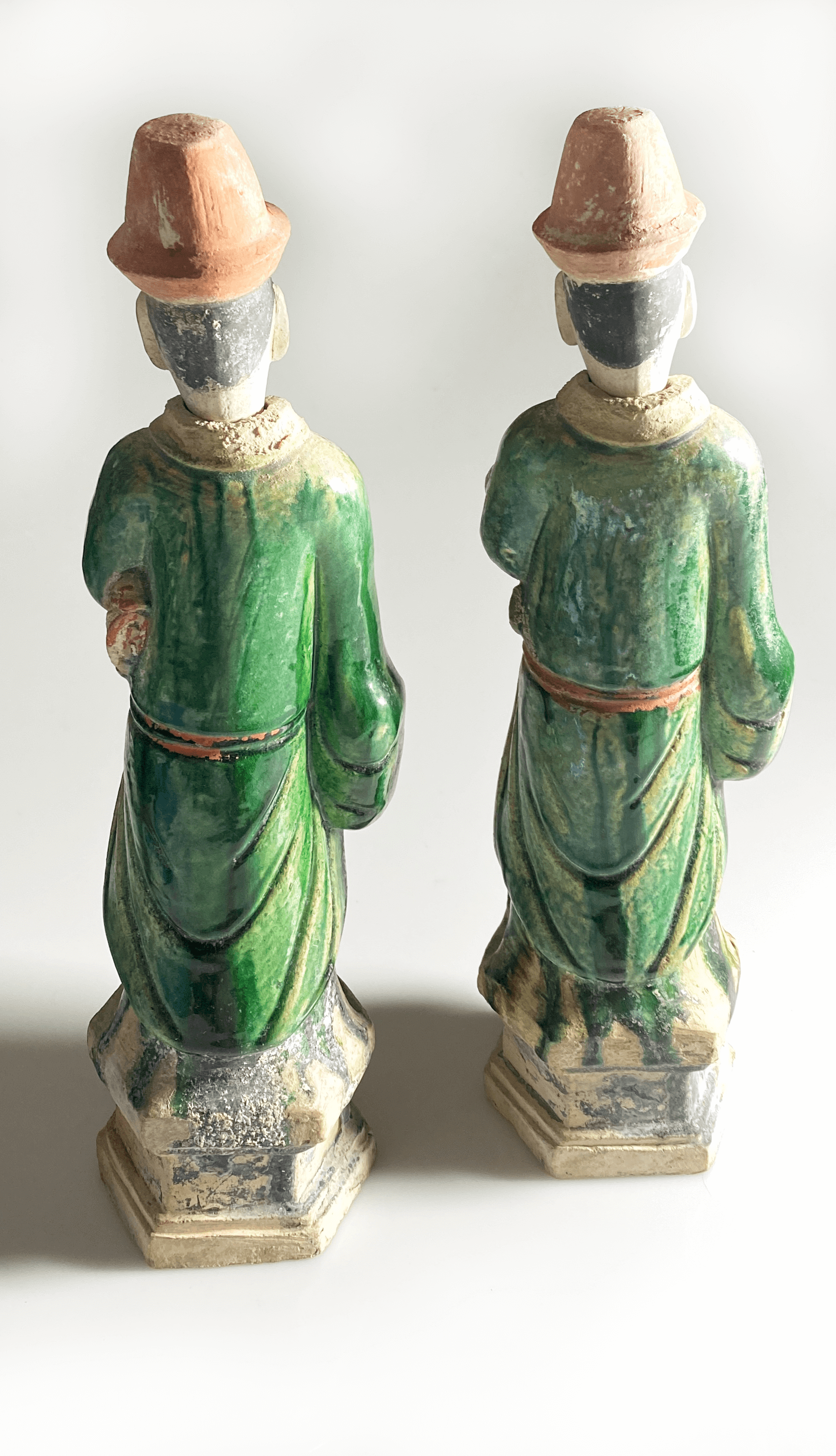 Pair of Chinese Mingqi, Ming Dynasty (1368-1644)