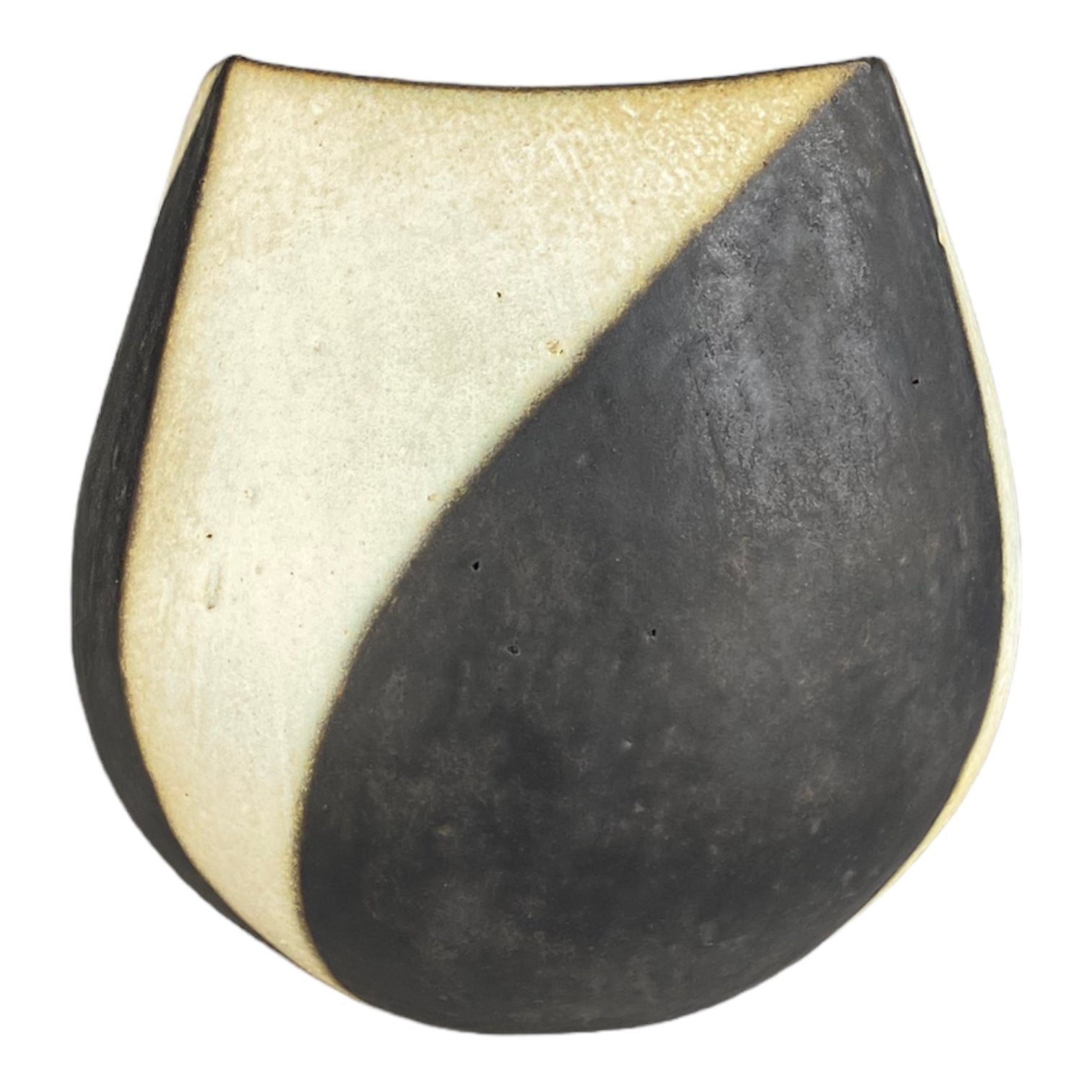 John Ward Squared Black and White Vase