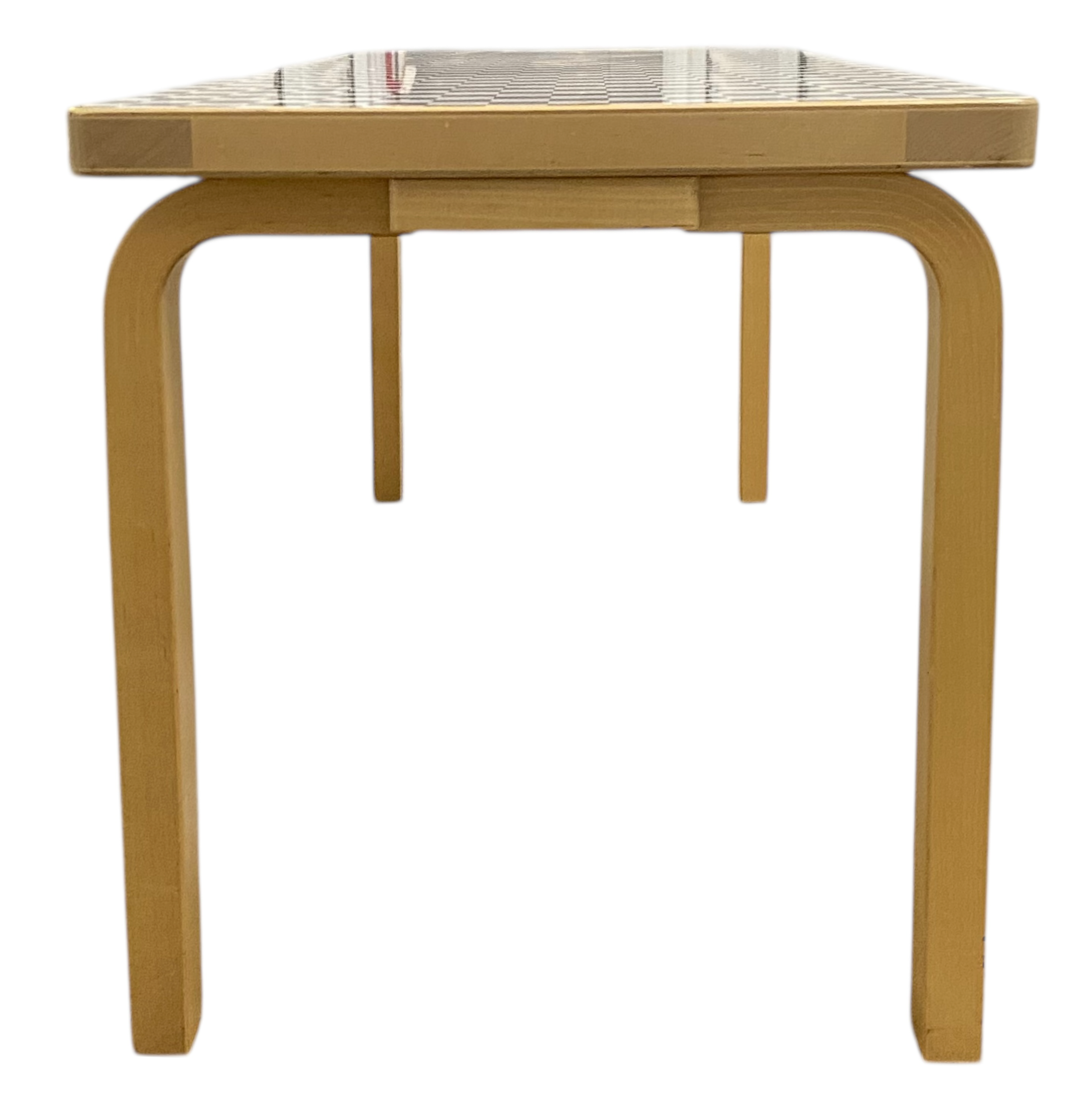 Artek x Supreme, Alvar Aalto Bench 153A, Checkerboard Edition, 2017