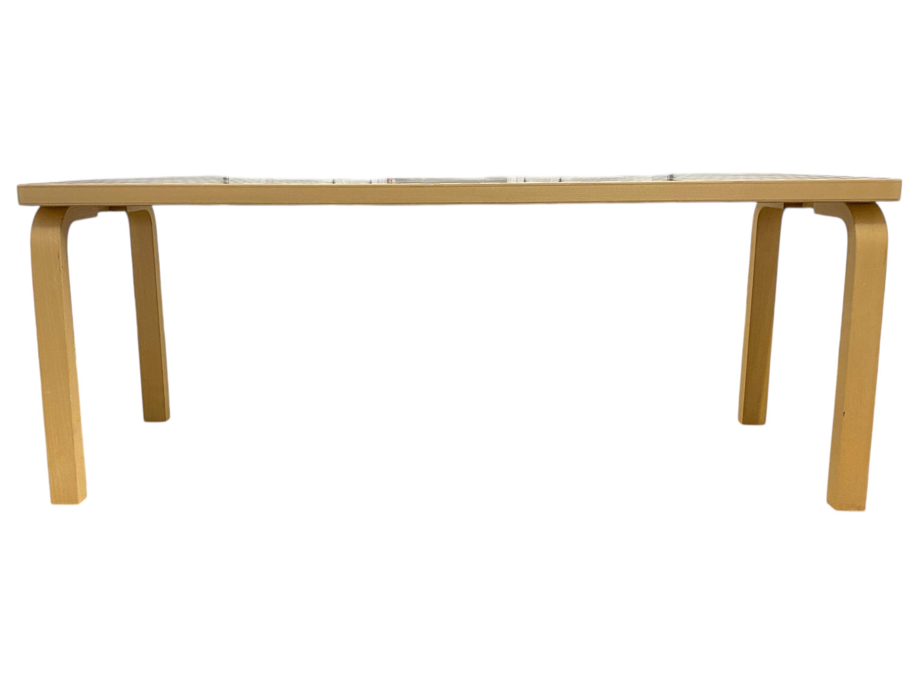Artek x Supreme, Alvar Aalto Bench 153A, Checkerboard Edition, 2017