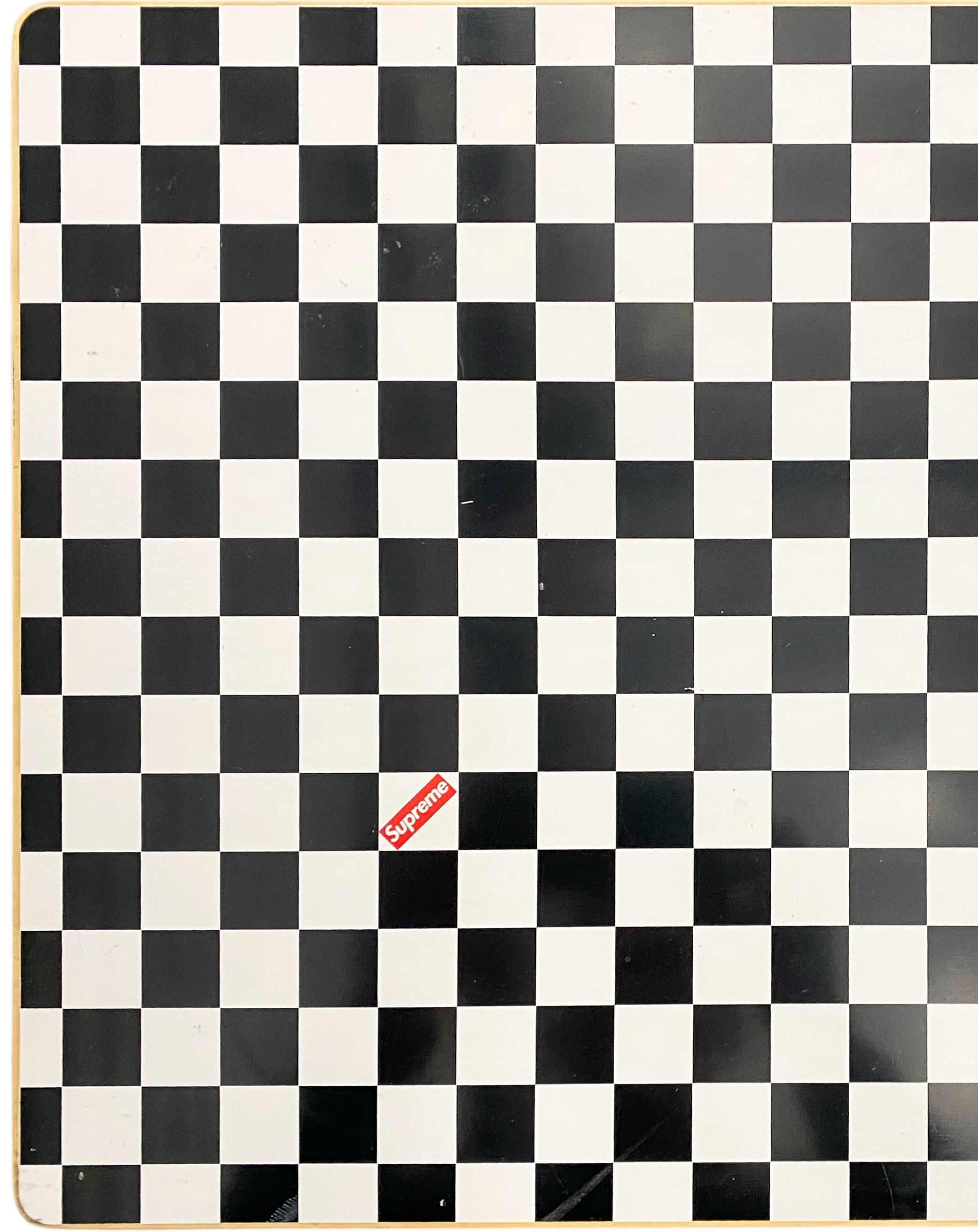 Artek x Supreme, Alvar Aalto Bench 153A, Checkerboard Edition, 2017