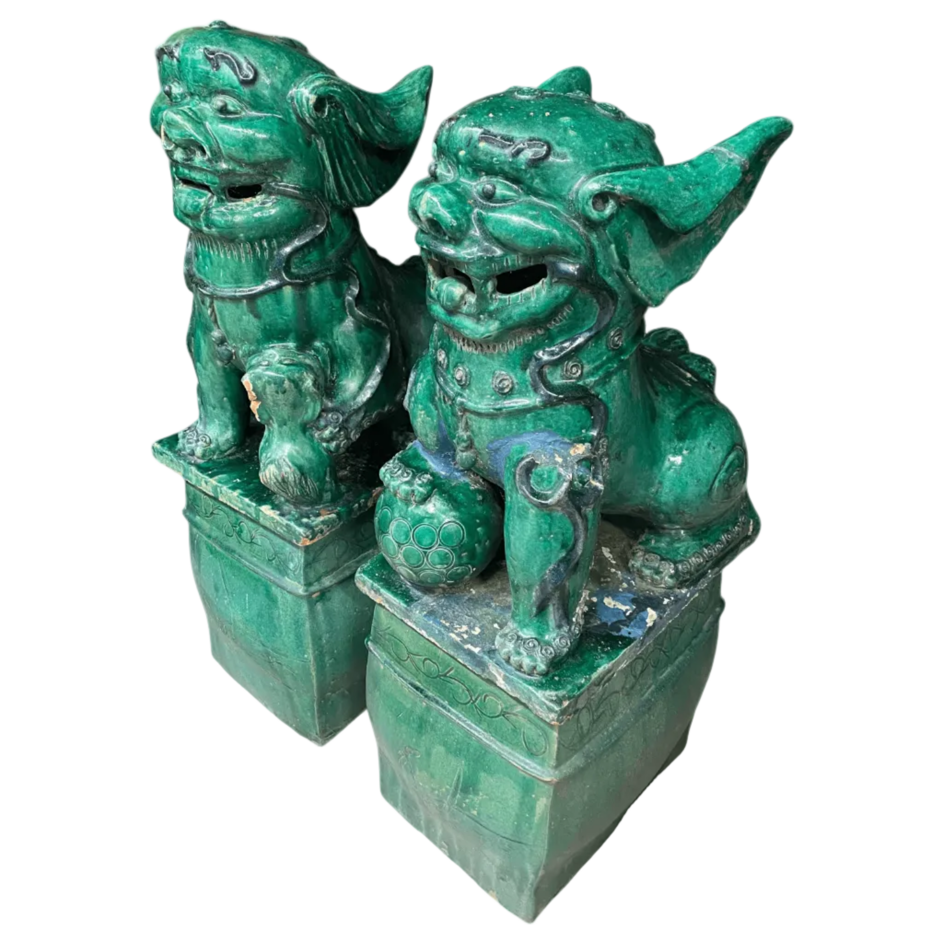 Chinese Guardian Lion Garden Statues