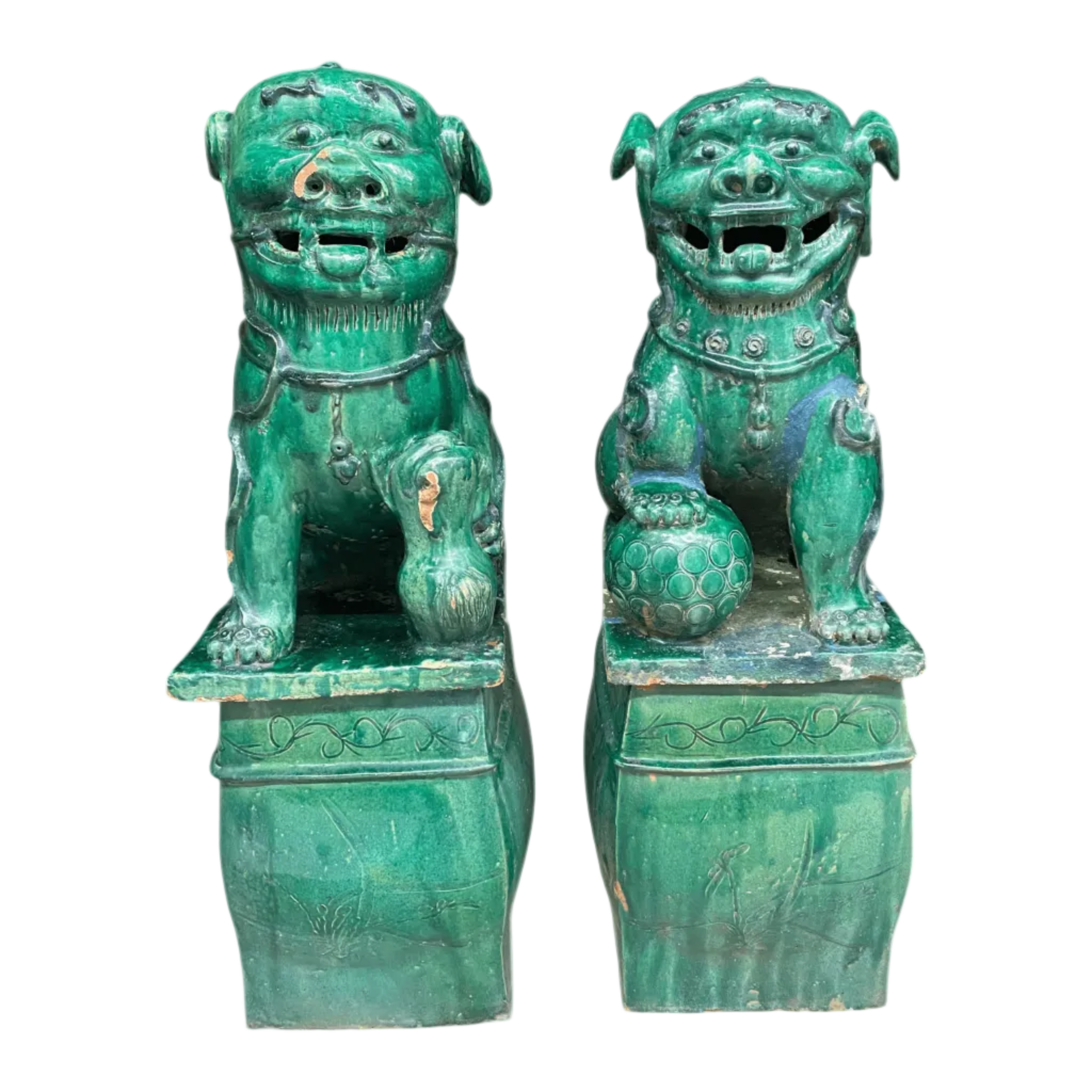 Chinese Guardian Lion Garden Statues