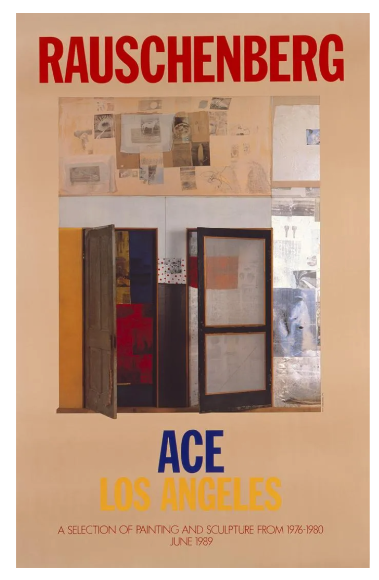 Robert Rauschenberg Ace Gallery 1989