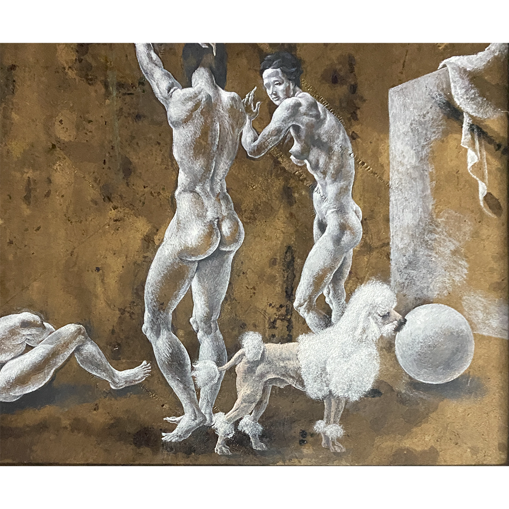 Mariano Andreu Gouache, "Untitled (Group of Nude Figures)," 1932